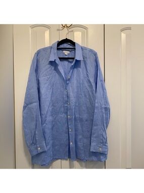 J. Jill love linen essential shirt